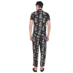 Black Printed loungewear Set