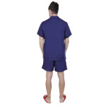 Blue Solid Sleepwear Set